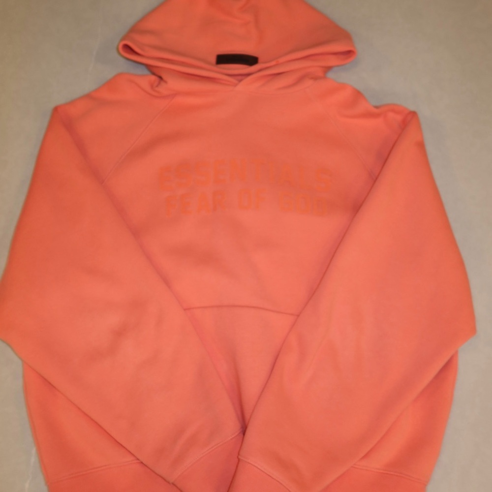 Essentials Coral Hoodie Sweatshirt